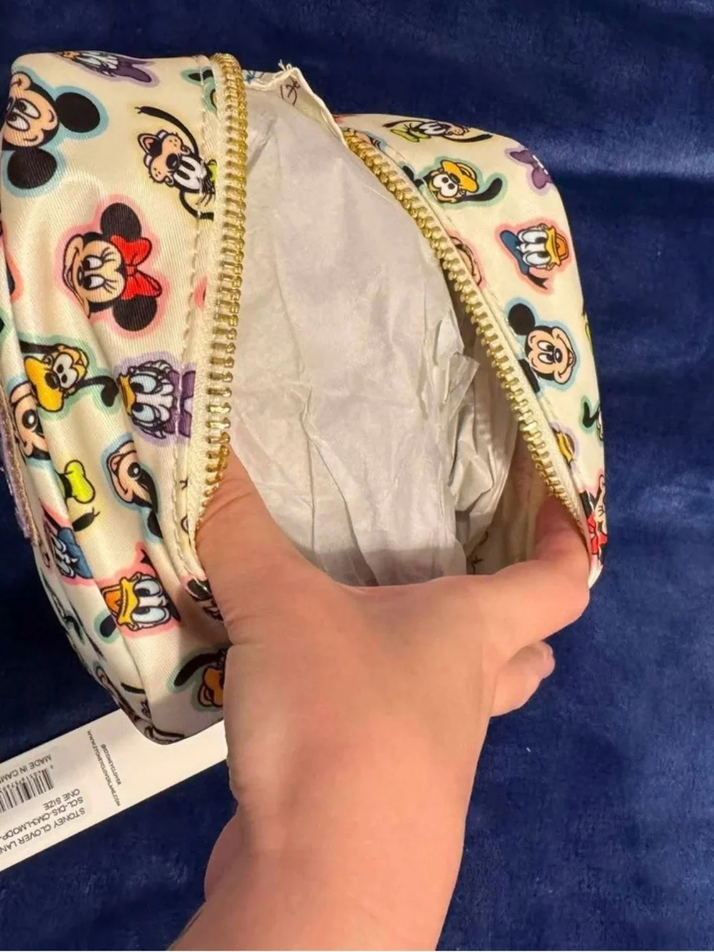 Disney Kids Mickey & Friends Pink and Multicolor Character Cosmetic Bag Set
